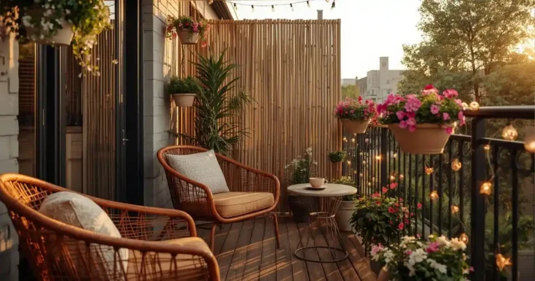 Décoration des balcons : 12 idées cosy en 2026