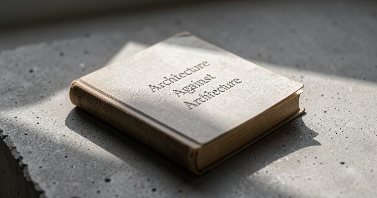 Architecture Contre Architecture : Un Manifeste Déco