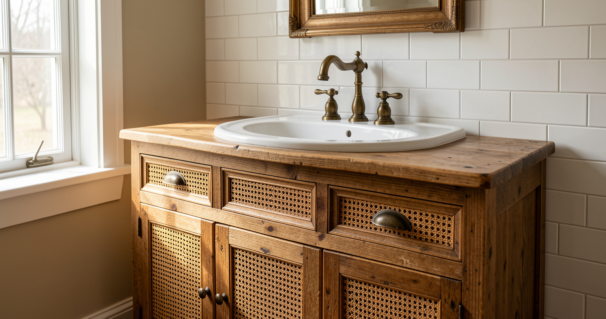 Meuble de salle de bain vintage : guide rétro et fonctionnel 2026