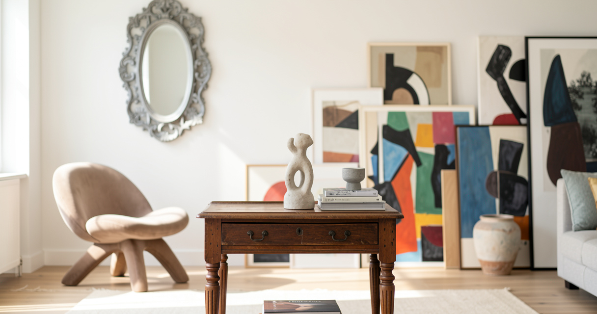Un intérieur tableau vivant, déco & art